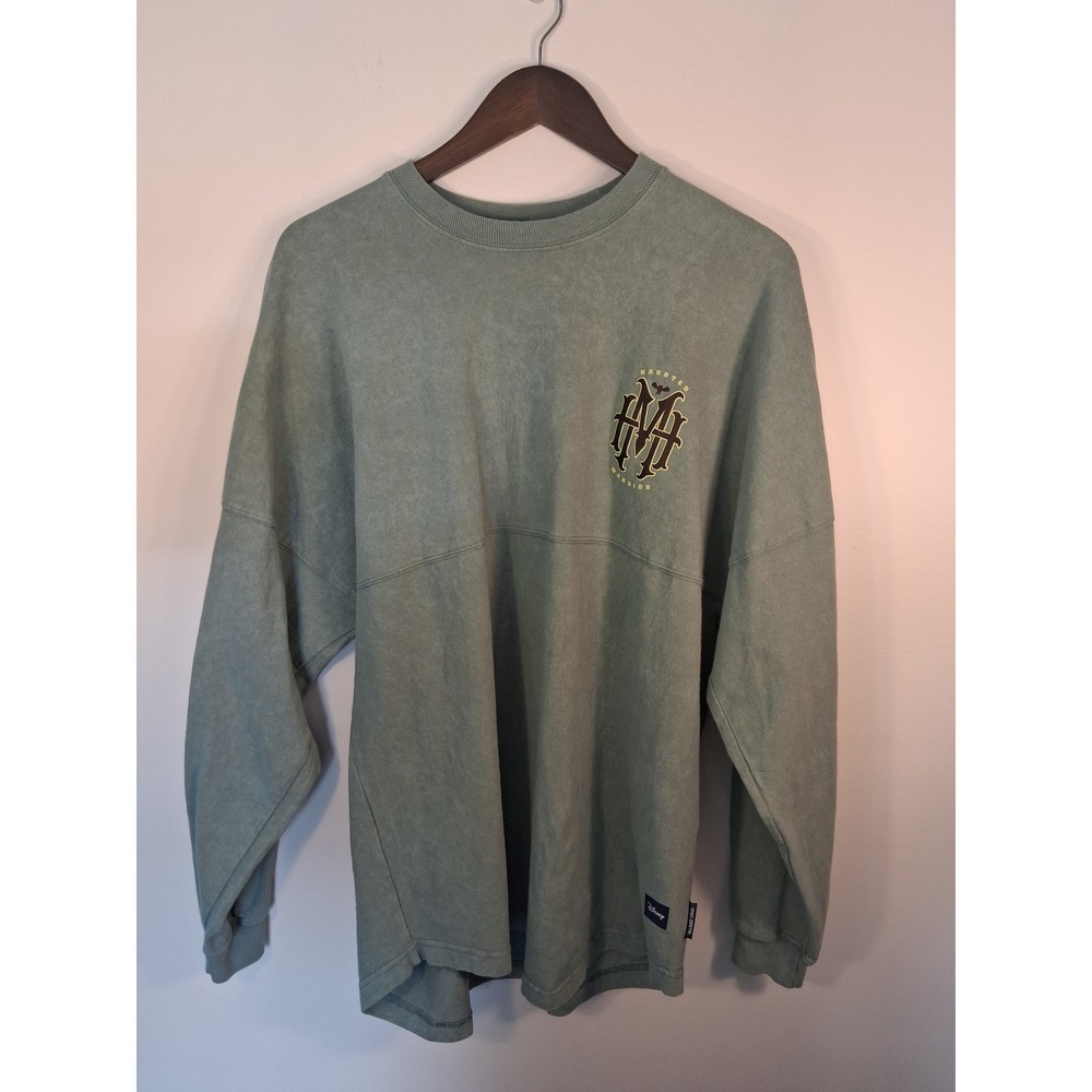 [Spooky] Disney Haunted Mansion Spirit Jersey Adult XL Sage Green Hatbox Ghost
